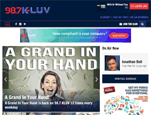 Tablet Screenshot of kluv.radio.com