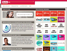 Tablet Screenshot of live.radio.luisteren.radio.nl