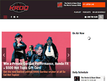 Tablet Screenshot of kroq.radio.com
